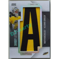 2022/23 Goal Cards Chance Liga 2. série #JL-27 Martin Michajlov Jersey Letters 5/9