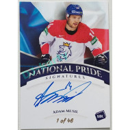 2023 MK reprezentace #NPS-12 Adam Musil National Pride Signatures 1 of 46