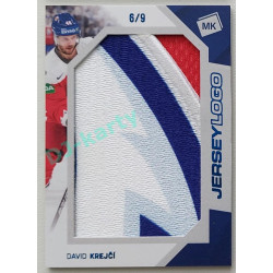 2023 MK reprezentace #JL-17 David Krejčí Jersey Logo Memorabilia 6/9