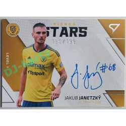 2022/23 Sportzoo Fortuna Liga 2. série #SL1-JJ Jakub Janetzký Signed Stars Level 1 xx/199