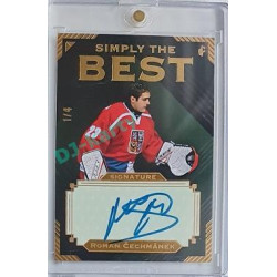 2023 Legendary Cards Simply the Best #S-23 Roman Čechmánek Signature Gold 1/4
