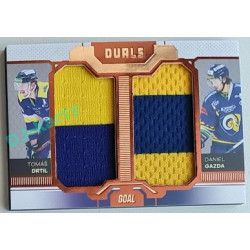 2022/23 Goal Cards Chance Liga Update #D-12 T. Drtil / D. Gazda Duals Jersey Bronze 07/30