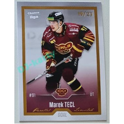 2022/23 Goal Cards Chance Liga Update #412 Marek Tecl Gold xx/23