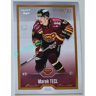 2022/23 Goal Cards Chance Liga Update #412 Marek Tecl Gold xx/23