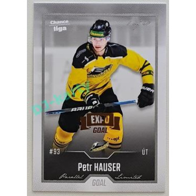 2022/23 Goal Cards Chance Liga 2. série #244 Petr Hauser Expo Silver 1 of 3