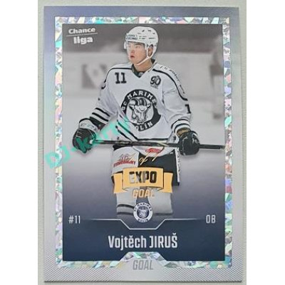 2022/23 Goal Cards Chance Liga Update #458 Vojtěch Jiruš Expo Rainbow ICE 1/1