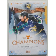 2023 Goal Cards Zlín Champions #13 Dominik Luža Parallel 7/10