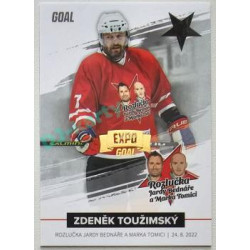 2022 Goal Cards Rozlučka Jardy Bednáře a Marka Tomici #33 Zdeněk Toužimský Expo Gold 1of3