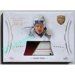 2021/22 OFS The Final Series Lukáš Pech #STI-PEL 09/20 Game Used Stick Gold