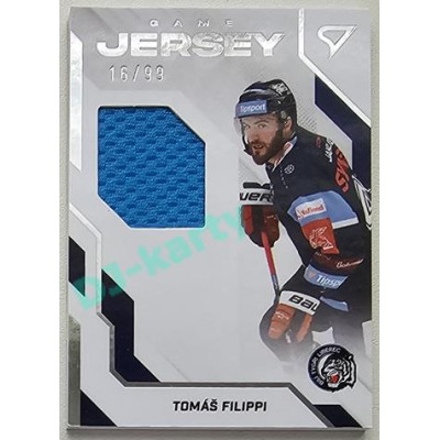2022/23 Sportzoo ELH 2. série #GJ-TF Tomáš Filippi Game Jersey 16/99