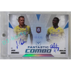 2023/24 Sportzoo Fortuna Liga 1. série #FCS-UG Urbanec - Gning Fantastic Combo Auto 17/25