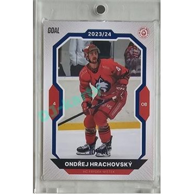 2023/24 Goal cards Chance Liga 2. série #314 Ondřej Hrachovský Blue 10/10