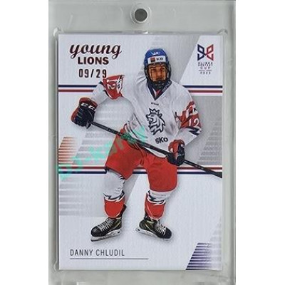2023/24 Legendary Cards Hlinka Gretzky Cup Young Lions #14 Danny Chludil Canvas xx/29