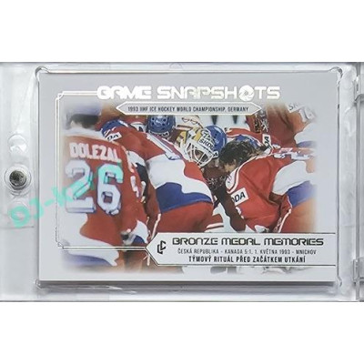 2023 LC Bronze Medal Memories 1993 #GS-06 Týmový rituál Game Snapshots Platinum base xx/50
