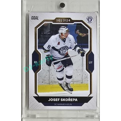 2023/24 Goal cards Chance Liga 1. série #152 Josef Skořepa Gold 1of20