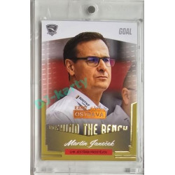 2023/24 Goal cards Chance Liga 2. série #BB-08 Martin Janeček Behind the Bench Expo Ostrava 1of2