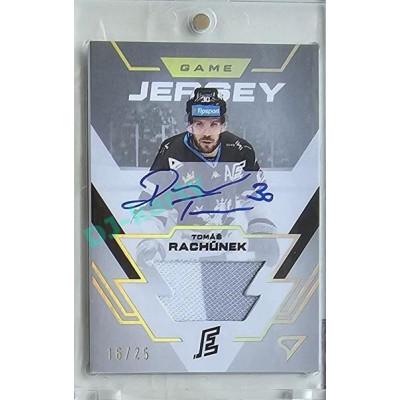 2023/24 Sportzoo ELH 1. série #GJS-TR Tomáš Rachůnek Game Jersey Auto 16/25
