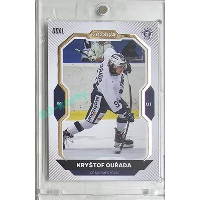 2023/24 Goal cards Chance Liga 1. série #154 Kryštof Ouřada Gold 1of20