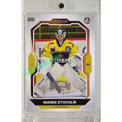 2023/24 Goal cards Chance Liga 2. série #299 Marek Stuchlík Expo Silver 1of7