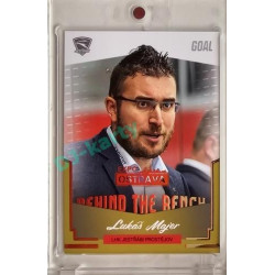 2023/24 Goal cards Chance Liga 2. série #BB-09 Lukáš Majer Behind the Bench Expo Ostrava 1of2