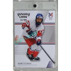 2023/24 Legendary Cards Hlinka Gretzky Cup Young Lions #16 Adam Titlbach Canvas xx/29