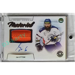 2023/24 Goal cards Chance Liga 1. série #GUM-11 Jan Výtisk Game Used Material Auto 09/10