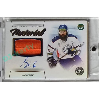 2023/24 Goal cards Chance Liga 1. série #GUM-11 Jan Výtisk Game Used Material Auto 09/10