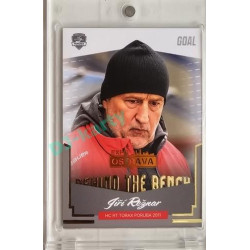 2023/24 Goal cards Chance Liga 2. série #BB-10 Jiří Režnar Behind the Bench Expo Ostrava 1of2
