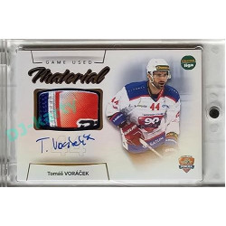 2023/24 Goal cards Chance Liga 1. série #GUM-10 Tomáš Voráček Game Used Material Auto 10/10
