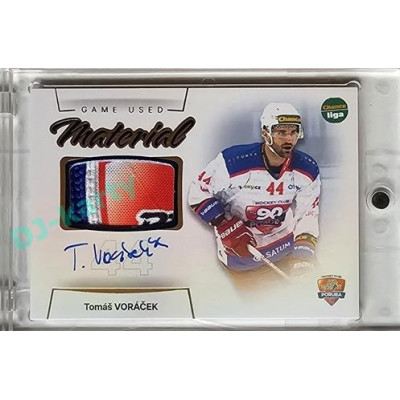 2023/24 Goal cards Chance Liga 1. série #GUM-10 Tomáš Voráček Game Used Material Auto 10/10