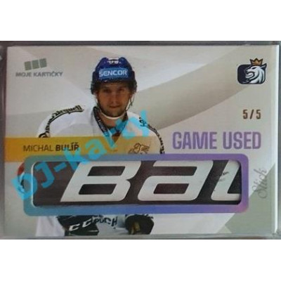 2020 MK reprezentace Michal Bulíř #1 5/5 Game Used Memorabilia Spectrum