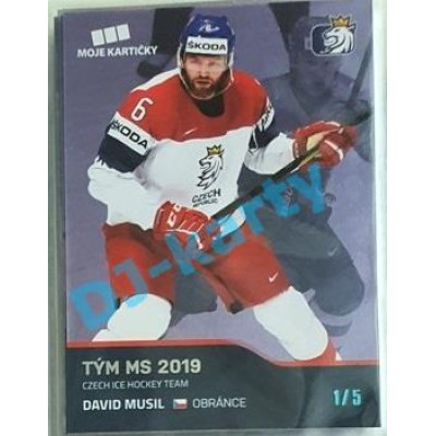 2020 MK reprezentace David Musil Tým MS 2019 #50 1/5 Blue
