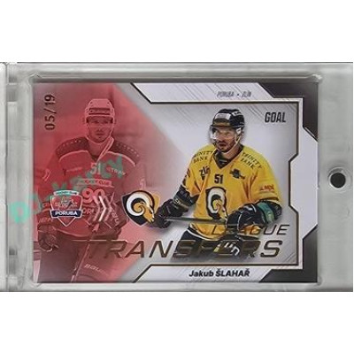 2023/24 Goal cards Chance Liga 1. série #LT-08 Jakub Šlahař League Tranfers Limited 05/19