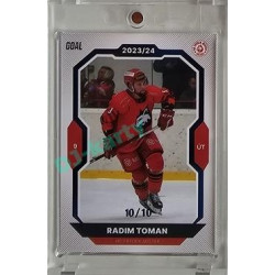 2023/24 Goal cards Chance Liga 2. série #319 Radim Toman Blue 10/10