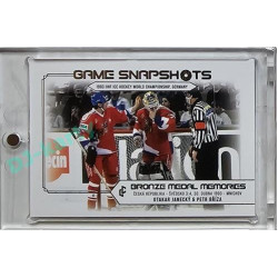 2023 LC Bronze Medal Memories 1993 #GS-11 Petr Bříza, Otakar Janecký Game Snapshots Platinum base xx/50