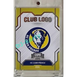 2023/24 Goal cards Chance Liga 1. série #CL-08 HC ZUBR PŘEROV Club Logo Expo 1of6