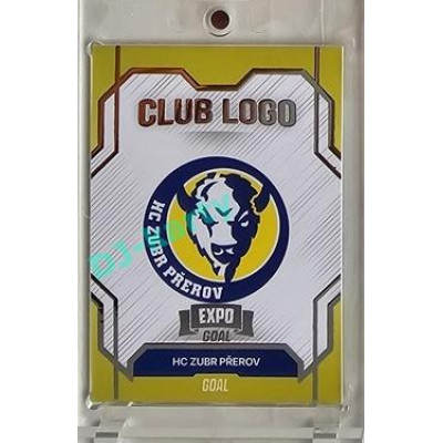 2023/24 Goal cards Chance Liga 1. série #CL-08 HC ZUBR PŘEROV Club Logo Expo 1of6