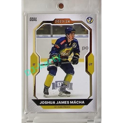 2023/24 Goal cards Chance Liga 2. série #302 Joshua James Mácha Expo Silver 1of7