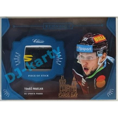 2020/21 OFS 2. série Tomáš Pavelka #RPS-TPA xx/11 Game Used Remnants CARDS DAY
