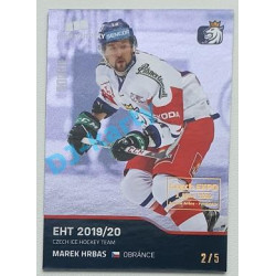 2020 MK reprezentace Marek Hrbas #8 2/5 Blue Czech Expo