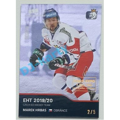 2020 MK reprezentace Marek Hrbas #8 2/5 Blue Czech Expo