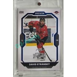 2023/24 Goal cards Chance Liga 2. série #390 David Stránský Blue Expo 1of1