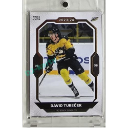 2023/24 Goal cards Chance Liga 1. série #159 David Tureček Gold 1of20