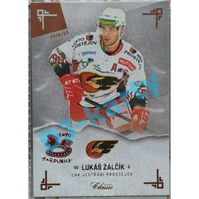 2019/20 OFS Chance liga Lukáš Žálčík #140 x/6 Expo Pard.