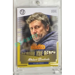 2023/24 Goal cards Chance Liga 2. série #BB-16 Robert Svoboda Behind the Bench Expo Ostrava 1of2