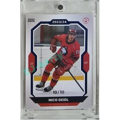 2023/24 Goal cards Chance Liga 2. série #321 Nico Geidl Blue 10/10