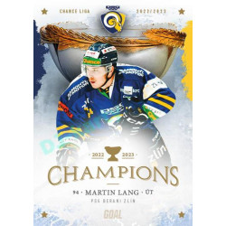 2023 Goal Cards Zlín Champions #12 Martin Lang