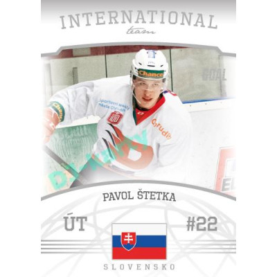 2022/23 Goal Cards Chance Liga 2. série #12 Pavol Štetka International Team