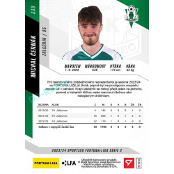 2023/24 Sportzoo Fortuna Liga 2. série #339 Michal Černák