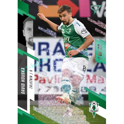 2023/24 Sportzoo Fortuna Liga 2. série #340 David Houska Green Dew 1of60